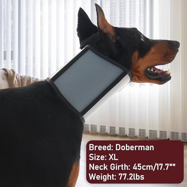 Neck Brace for Dogs Neck Pain and Support, Dog Recovery Collars & Cones Alternative, Cervical Collar for Intervertebral Disk Disease (IVDD), Cone for Dogs After Surgery, S-uMn6OaHO