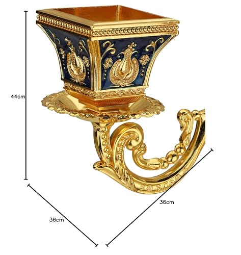 Roselife 5 arms candel holder,5 arms Candelabra,European Style Metal Candle Holder for Home Wedding Christmas Party Decoration (Blue) - Cosy Home Interiors Roselife 5 arms candel holder,5 arms Candelabra,European Style Metal Candle Holder for Home Wedding Christmas Party Decoration (Blue) - Image 8