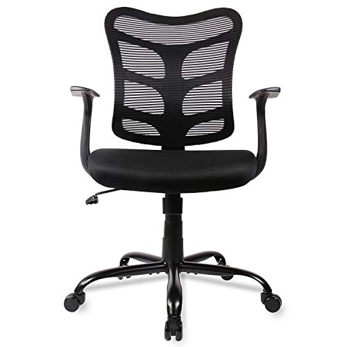 Office Chair, Mid Back Mesh Office Computer Swivel Desk Task Chair, Ergonomic Executive