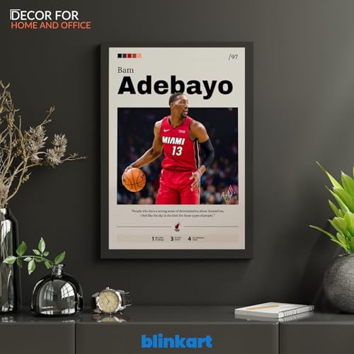 Image of BLINKART Brandon Ingram | Nba Basketball Player | Synthetic Wood Photo Framed Wall Hanging Poster Room & Office Bedroom Living Boys And Girl Room Home Wall Hanging | 12x18 Inches