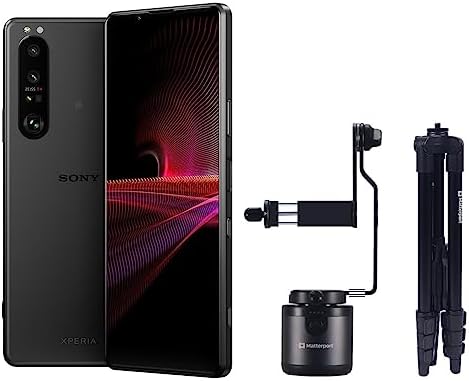 Sony Xperia 1 III 6.5″ 120Hz 4K HDR OLED 256GB GSM Smartphone with Matterport Axis Motorized Smartphone Mount