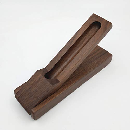 Nuobesty Wooden Pencil Case Box Single Pen Display Holder Wood Brush Box With Lid Pen Gift Box Desktop Stationery Organiser For Office School #TOP3