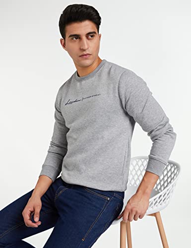 Image of Qube By Fort Collins Men's Cotton Crew Neck Sweatshirt