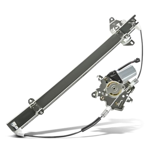 YHTAUTO Front Driver Side Power Window Regulator with Motor Assembly 2-Pin Fits for Nissan Pathfinder 2005-2010, Frontier 2005-2010, Xterra 2005-2015 & Suzuki Equator 2009-2010