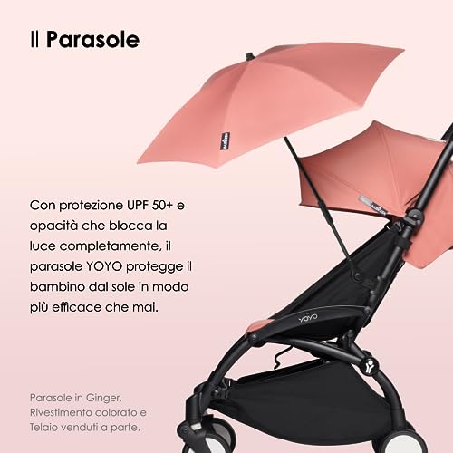 Parasole BABYZEN YOYO, Rosso - Protezione UPF 50+