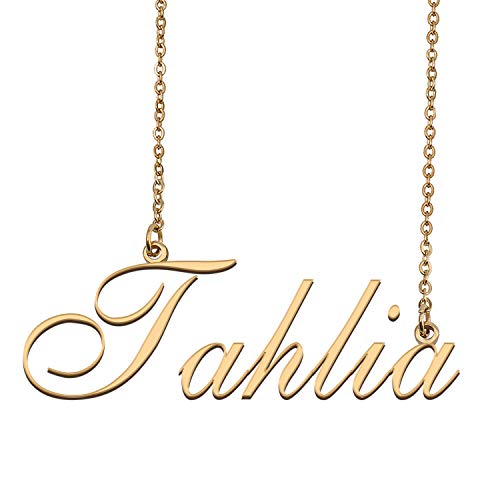 HUAN XUN Customized Charm Pendant Jewelry Any Name Necklace for Grandmother Tahlia