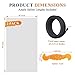 2PACK MAGZO Window&Door Screen Replacement Kit, 48''W x 99''L, with Retainer Spline (Total 65.6 FT) and Press-Fit Roller Tool, Scratch-Proof Polyester, Net Roll Repair for Sliding/House Windows, Black