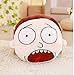 Dirgee Cartoon Puppe Plüschspielzeug, Rick und Morty Plüsch gestopft Spielzeug Komfortable weiche Kissen Bolster Kissen CartoDoll 35cm