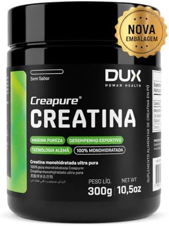 Creatina Creapure 300g 100% Pura 300g | Dux Nutration Suplementação ganho muscular hipertrofia |DEPARTMENT STORE