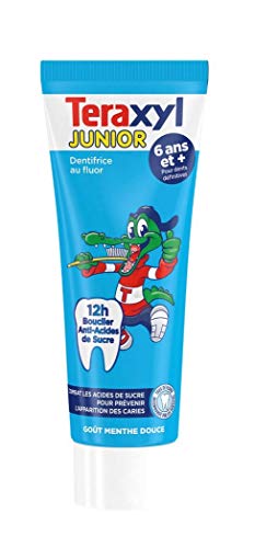 Teraxyl Junior Dentifrice Goût Menthe Douce 75 ml Cover