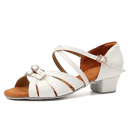 Chaussures de danse pour fille modèle WLLD28-Blanc-3.5 taille EU38