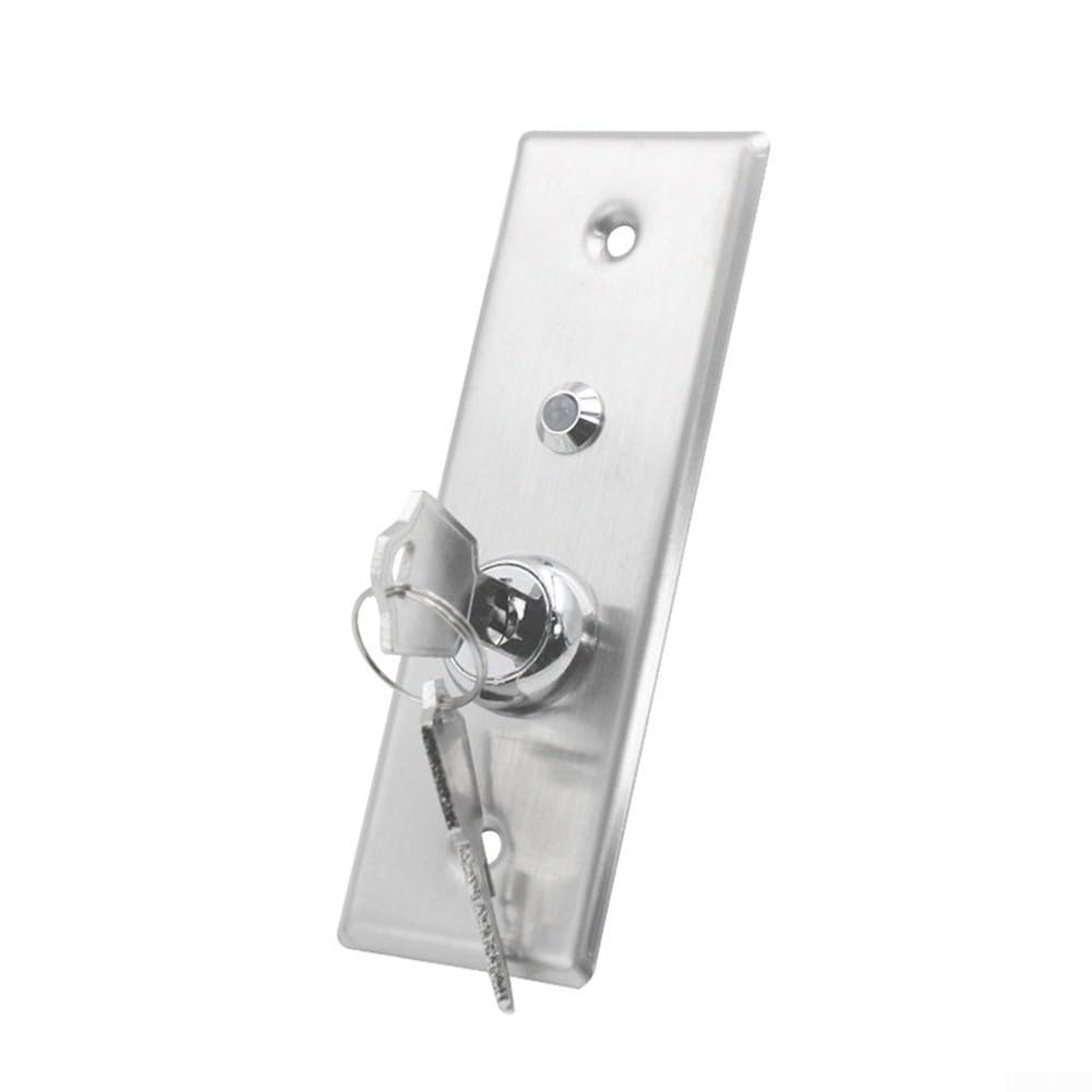 Interruptor de llave Zoegneer con indicador LED rojo verde y salida COM para control de puerta