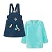 Tuc Tuc PICHI Felpa Elefante Y Camiseta TUNDOSADA NIÑA Azul Alphabet FW21 Chemise Peluche Elephant Bleu, 0-1M Bébé Fille