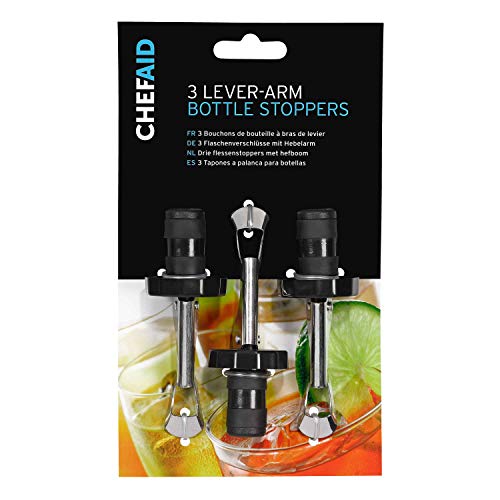 Chef Aid Set of 3 Bottle Stoppers