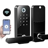 Smart Door Lock,Electronic Digital Bluetooth Smart Deadbolt,Keyless Entry Door Lock with...