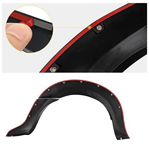 JHCHAN Grand élargisseur d'aile pour Ford Ranger T6 Wildtrak Raptor Limited XL XLT 2012-2013-2014, extension de passage de roue 35 mm 9" – vue 8