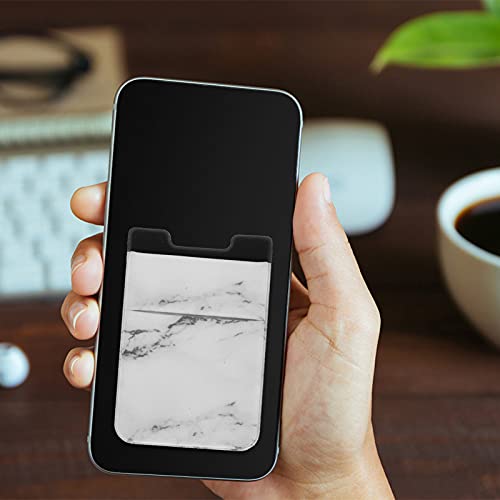 Kaarthouder Voor Telefoon Terug: 2 Stuks Elastische Mobiele Telefoon Card Case Pocket Id- Kaart Mouw Adhesive Stok Op… - Image 8