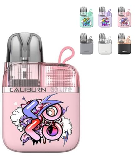 Caliburn G3 Lite KOKO [EF Jo[ G3Cg RR |bh Pod System Kit 1200mAh 2.5ml (Max 25W) X^[^[Lbg dq^oR Vape xCv (Graffiti Pink)