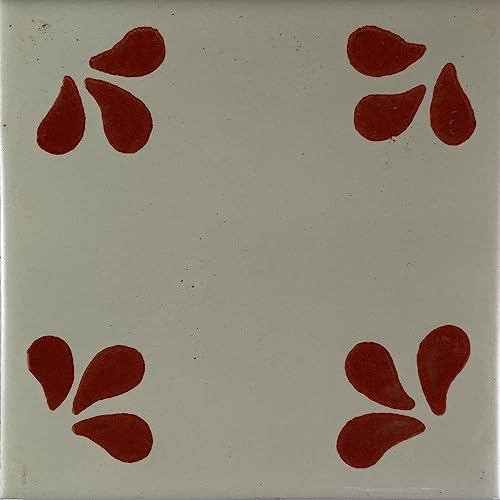 4.2x4.2 9 pcs Terracotta Splash Talavera Mexican Tile