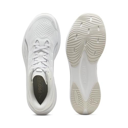 Puma Unisex Darter PRO 2 Straßen-Laufschuh, White-Feather Gray, 43.5 EU – Ansicht 4