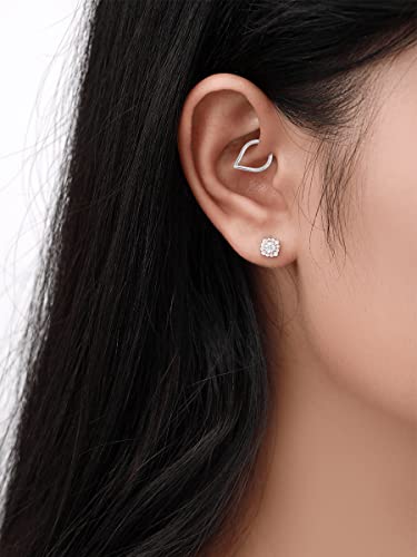 Teardrop Septum Ring Set 316 Stainless Steel Daith Piercing Jewelry Rook Snug Tragus Cartilage Hinged Segment Clicker Ring #TOP3