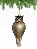 Cobane Studio Glass Owl Ornament