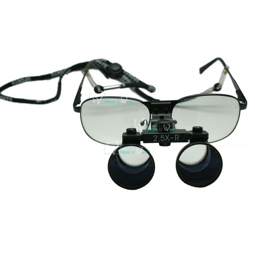 Loupe en verre binoculaire MUW x2,5 pour éviter la fatigue oculaire lors des travaux minutieux