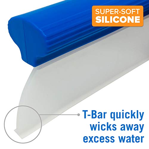 Car Window Squeegee Silicone Squeegee For Car Windows Wash & Boat Windshields Rv & Auto Cleaning Accessories Hand Water Blade Wiper & Cleaner For Drying, Washing & Wiping Glass, Mirror & Shower Doors #TOP2