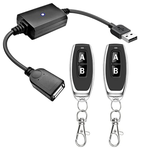 URANT DC 5V USB Wireless Remote Control Switch,433MHz RF Relay