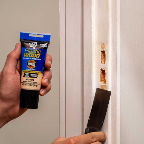 Image of DAP Plastic Wood All Purpose Latex Wood Filler, Natural, 3 Oz (7079800580) (Pack of 5)