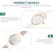 Imagen de VILLCASE Reloj Elegante Correa Ajustable de Cuarzo para Mujer Blanco