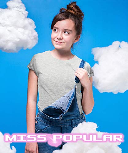 MISS POPULAR 5-Pack Girls Space-Dye Marble T-Shirts, Many Colors Sizes 2T-162