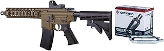 Crosman Full Auto R1 CO2 BB Rifle + Red Dot + 15-Count CO2 | Full Auto R1 Rifle - Red Dot Sight Included - 15-Count Co2 Cartridges