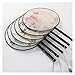 Handmade Fan Translucent Ancient Wind Group Fan Hanfu Dance Palace Fan Wind Female Fan Props Hanfu Accessories (Color : 15, Size : One Size)