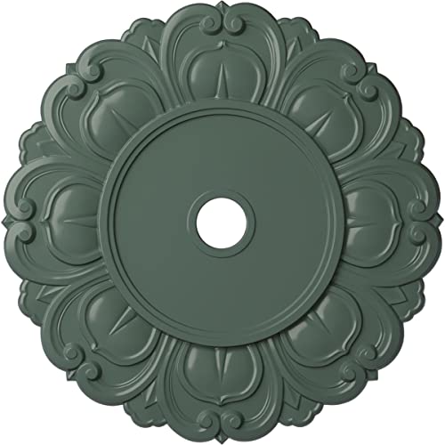 Ekena Millwork CM32ANCBF 32 1/4"OD X 3 5/8"ID X 1 1/8"P Angel Ceiling Medallion Fits Canopies Up to 15 3/4", Cloud Burst