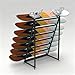 BXKCFYBSQ 4/5/6-Tier Snowboard Storage Rack,Surfboard Rack Stand Holder with Wheels,Heavy Duty Sports Equipment Shelf,150kg Load Capacity,for Garage Home School Use(67x50x90cm)