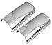 QSC Left Right Chrome Door Mirror Cover Pair for Freightliner Cascadia 08-16