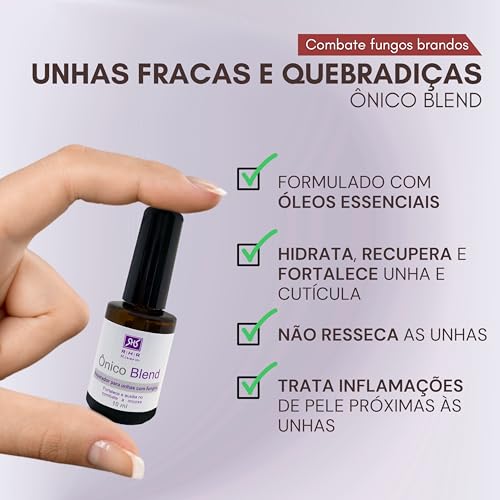 Kit 3 Ônico Blend 10ml Conta Gotas - Reparador De Unhas