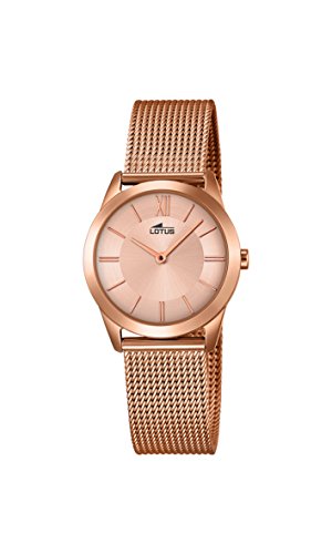 Montre Lotus Classic 18293/2 femme au design plat en acier inoxydable