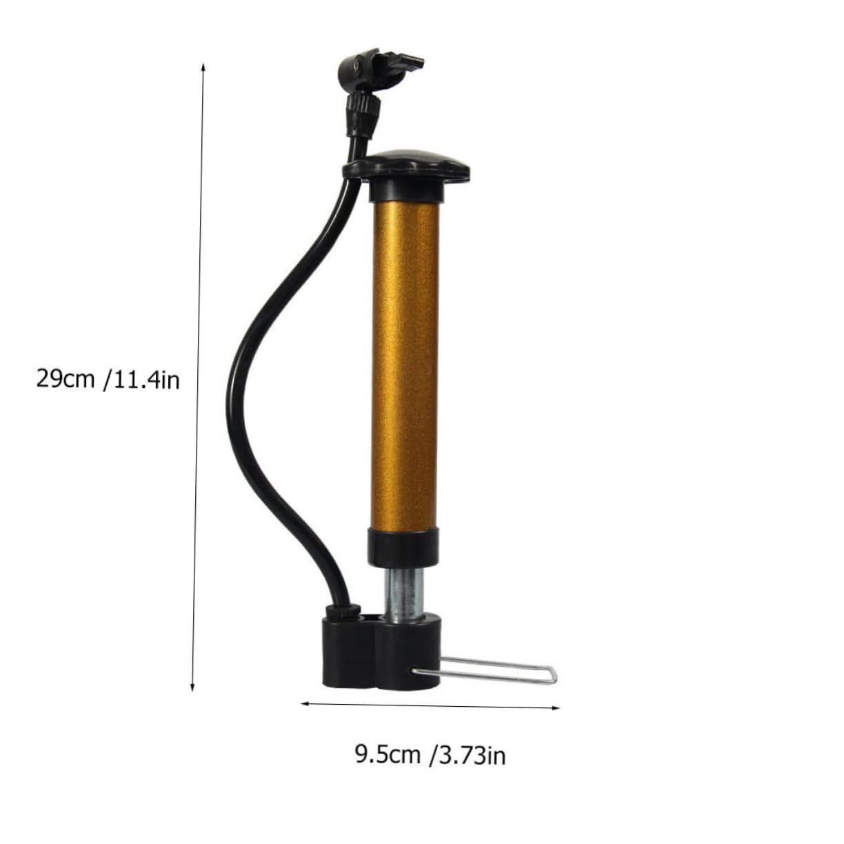 2sätze Tragbare Basketballpumpe Mit Fußpedal Und Handgriff Hochdruck-luftpumpe Für Sportbälle Fahrräder Und Aufblasbare Artikel Teiliges Mit Zubehör Für Schnelles Aufpumpen