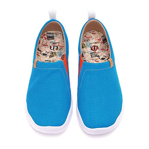 UIN Men's Walking Travel Shoes Slip On Canvas Casual Loafers
