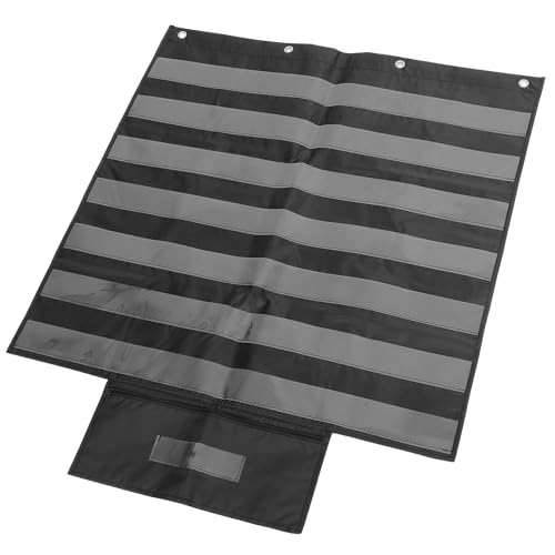 lurrose 教室用壁掛けポケットチャート 多機能単語カード収納袋 製 壁掛けデザイン省スペース 小学生女子教室役立ち文房具