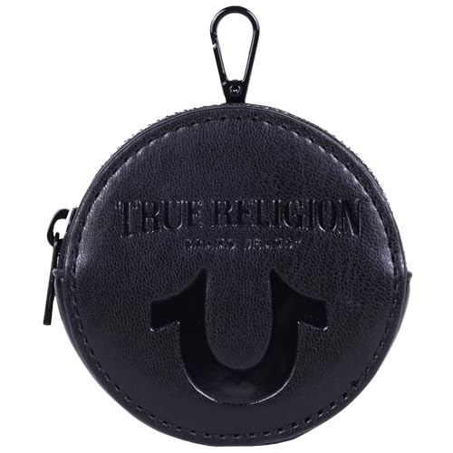 True Religion Crossbody Bag Quilted Flap, Women’s Structured Shoulder Purse, Black4