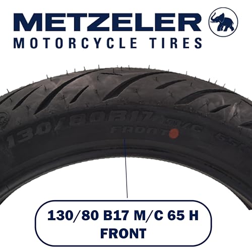 Metzeler Cruisetec V-Twin Motorcycle Front, Rear, Combos Tires - Performance Perfected for Cruiser, Custom & Heavy Tourers w/Enhanced Handling & Comfort - with Keychain (130/80B17 65H (I))