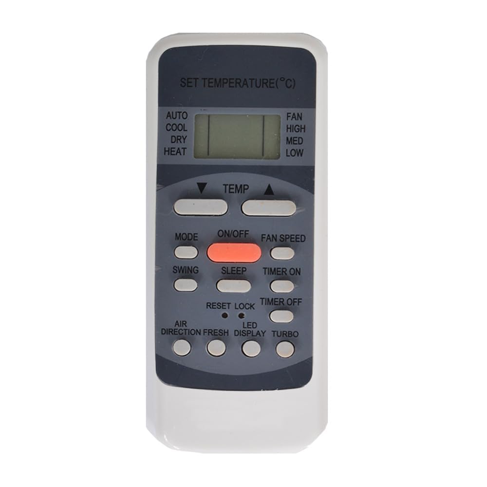 ac remote compatible with voltas blue star carrier midea ac r51m/ce series | r51m/ce series compatible | timer sleep swing functions | split & window ac support