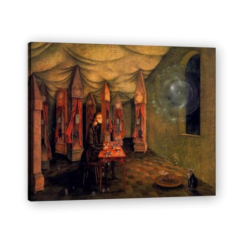 Poster surréaliste Révélation La Montre tableau poétique Remedios Varo 40x50cm