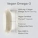Sports Research Vegan Omega-3 Fish Oil Alternative from Algae Oil - Highest Levels of Vegan DHA & EPA Fatty Acids | Non-GMO Tested - 60 Veggie Softgels (Carrageenan Free)