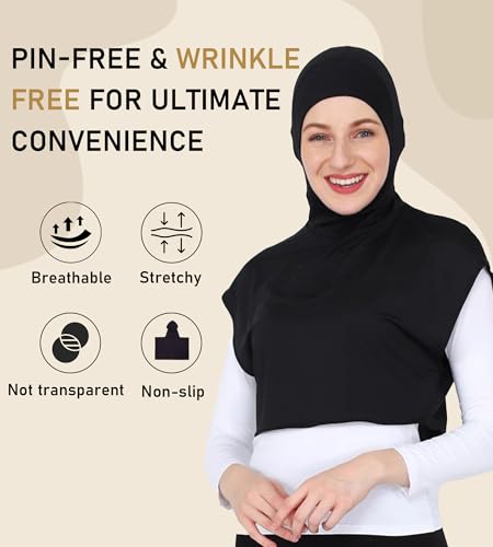 Women Hijab Undercap with Neck Cover2
