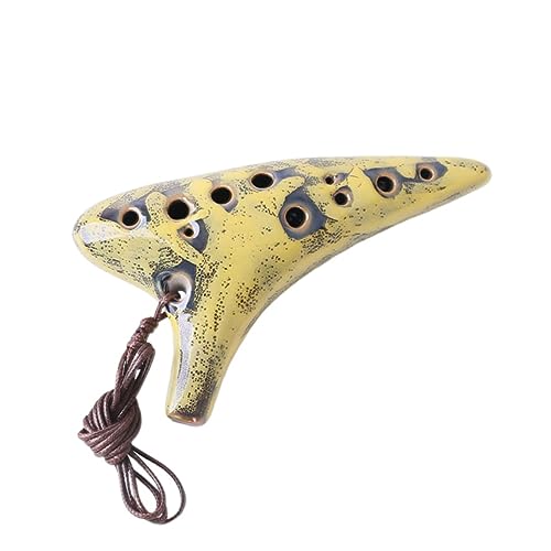 Garneck 12 Hole Alto c Ocarina for Music Lovers Ergonomic Design Easy to Tune and Play Random