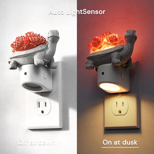 Lámpara de noche LED con sensor, diseño de tortuga 3D miniatura 2